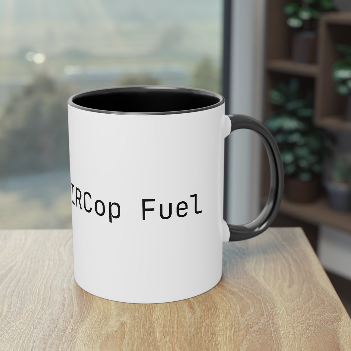 Mug - UnrealIRCd "IRCop Fuel" Two-Tone Coffee Mug